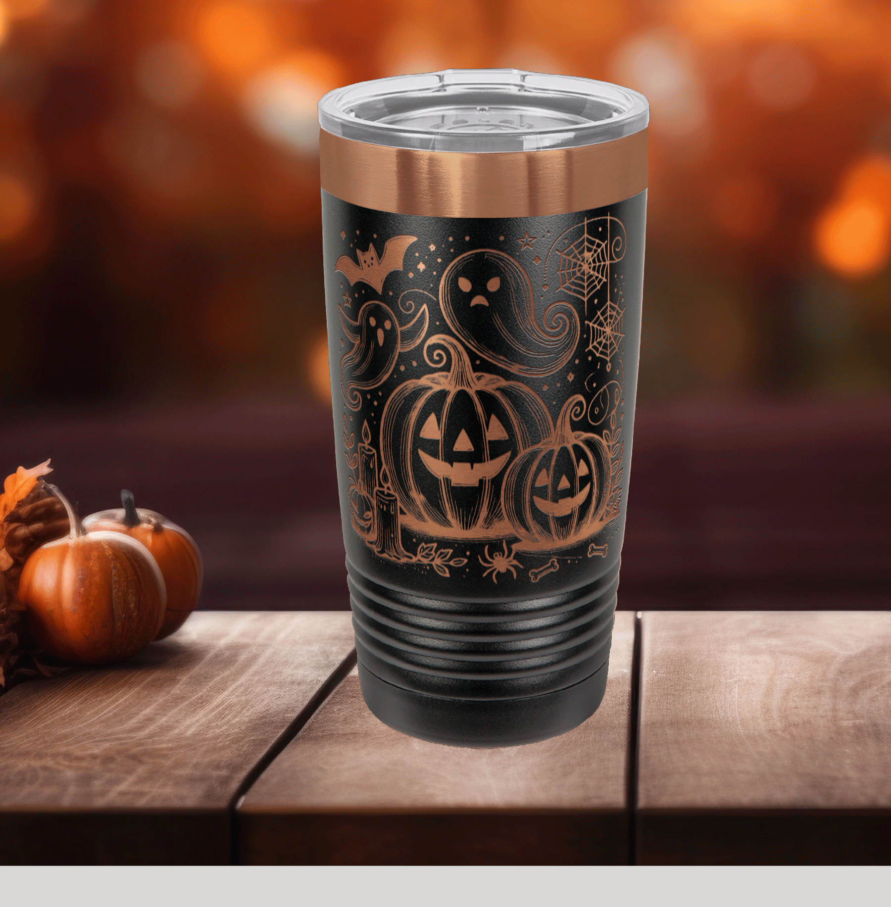 Spooky Pumpkin Patch Polar Camel 20 oz Tumbler