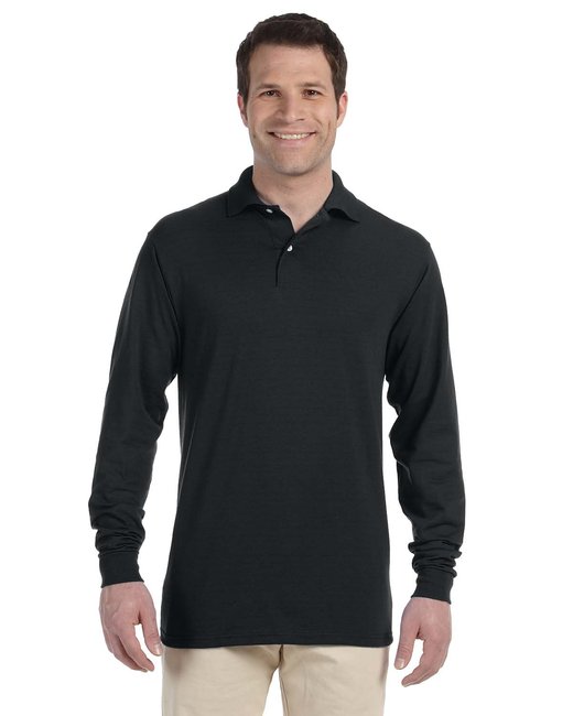 Jerzees Adult SpotShield™ Long-Sleeve Jersey Polo (Artone Public)