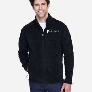 core365 fleece jacket with "Artone furniture by design" logo on left chest.